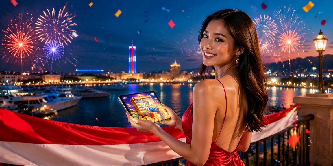 Suasana hiburan kasino dalam gaya Malaysia moden yang menyeronokkan
